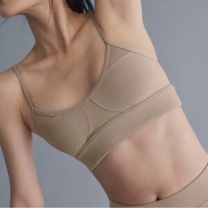 ALO Yoga Beige Sports Bra